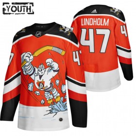 Anaheim Ducks Hampus Lindholm 47 2020-21 Reverse Retro Alternatief Authentic Shirt - Kinderen